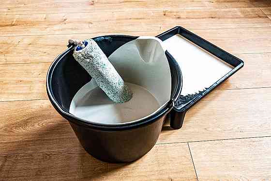 Будівельне відро "GeKo" пластикове з лійкою 12 літрів Стрий