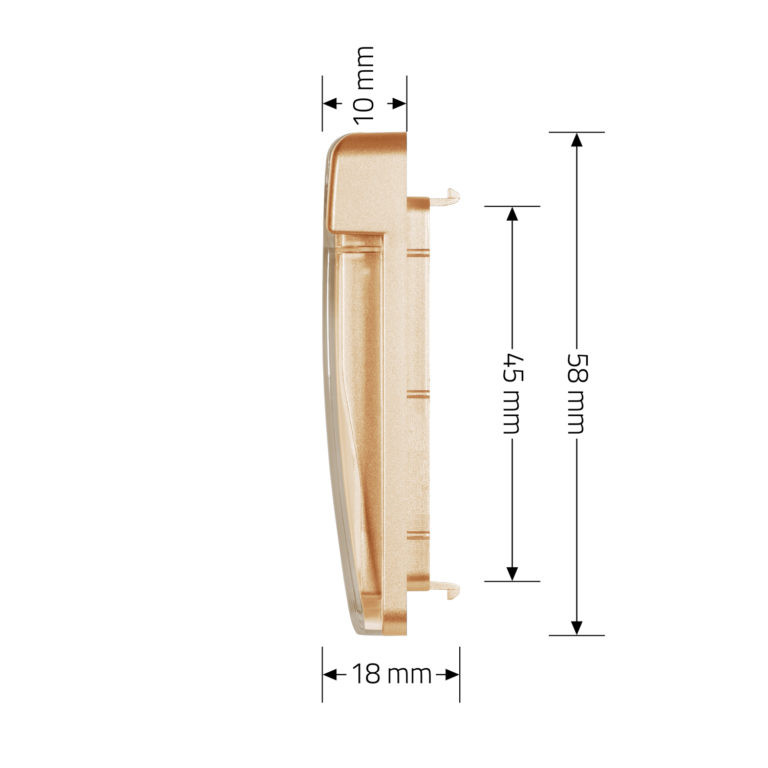Кришка для розетки LIVOLO IP44 – захист від вологи та бризок, золота (VL-XW001-2A) Коломия - фото 10