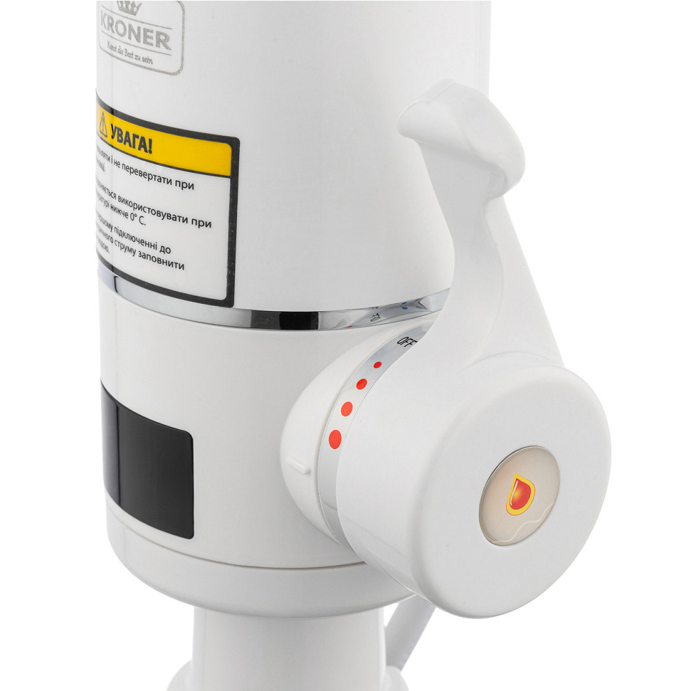 Кухонный кран с электронагривом Kroner KRM Volt - CW090 с дисплеем Киев - изображение 4