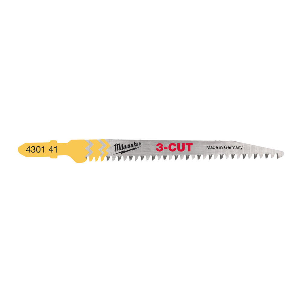 Полотна для лобзіка T234X 3CUT MILWAUKEE, 91 мм/ крок зуба 2,5 мм , (5шт), (деревина, чистий різ) Одеса - фото 2