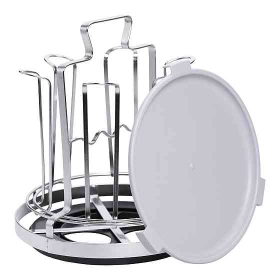 Металева настільна сушилка-органайзер для посуду Київ