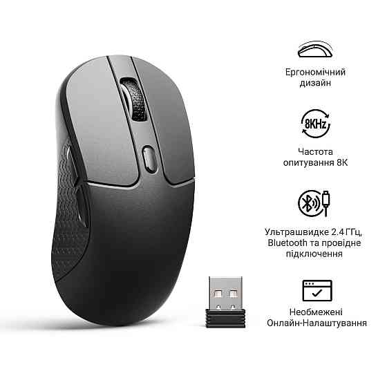 Миша бездротова Keychron M3 WL Black (M3-A23) ( 26772 ) Харьков