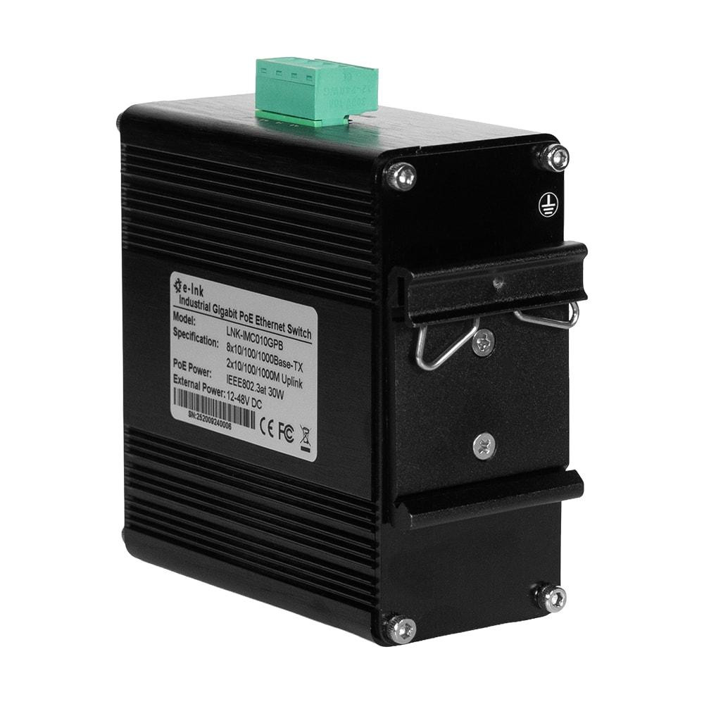 PoE-комутатор 10-портовий E-LINK LNK-IMC010GPB з 8 портами PoE (73-00155) Київ - фото 6