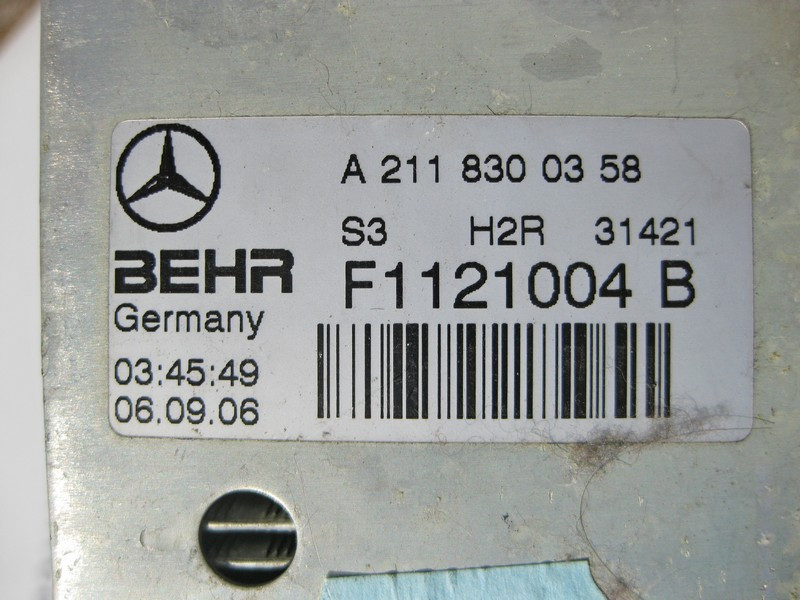 Mercedes-Benz  A2118300358 Випарник кондиціонера E-Class W211 CLS C219 Одеса - фото 3