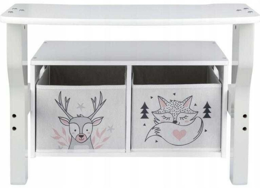 Детская парта 2 в 1: скамья с ящиками для игрушек и книг Livarno Home. Харьков - изображение 5