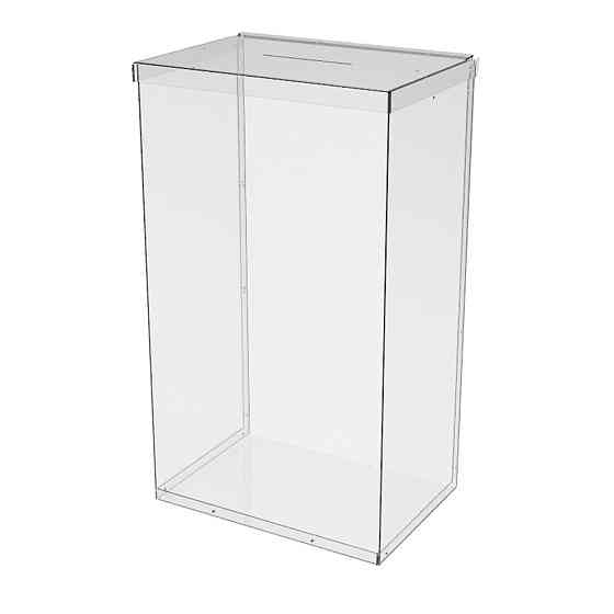 Ящик EKOSTAR без замка для пожертвований и сбора денег 290x200x500. Объем 29 литров Киев