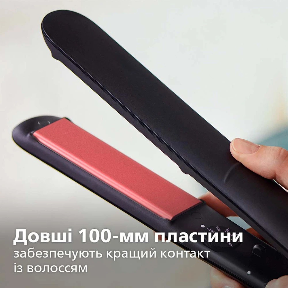 Праска (Випрямляч) для волосся Philips BHS376/00 чорний з рожевим Харьков - изображение 20