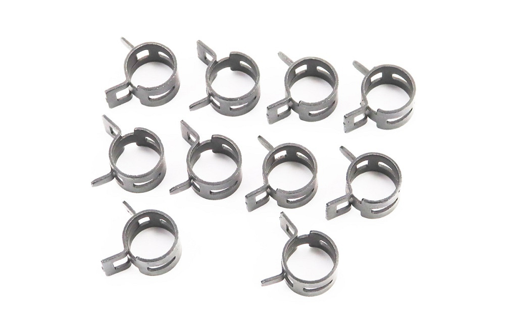 Хомут пружинний 14мм чорний, к-кт 10шт Київ - фото 1