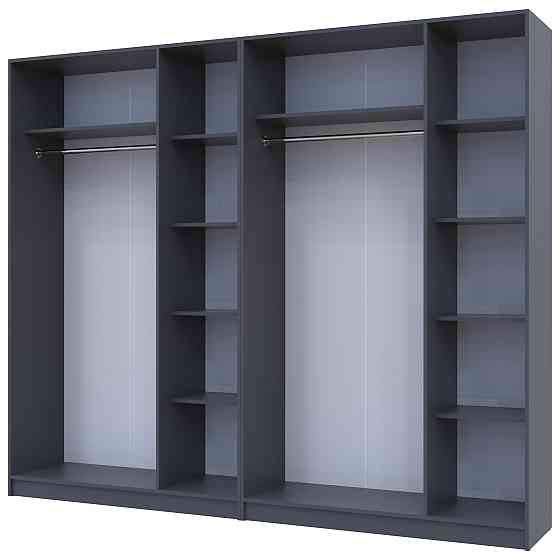 Комплект шаф для одягу Doros Промо (2 шт.) 270х48х204 см Графіт (DRS-011217) Львів