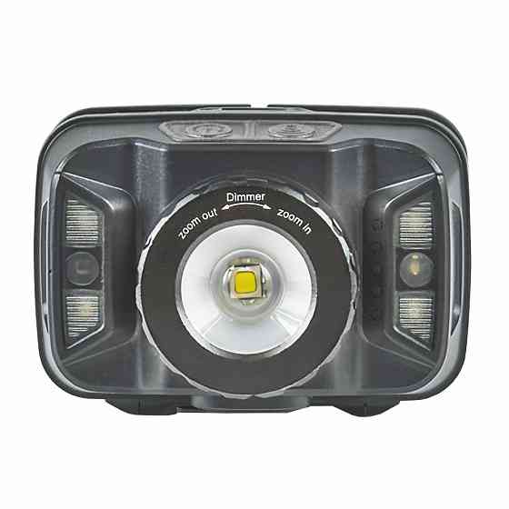 Фонарь налобный Nord Camp 260Lm, 5W CREE XTE, 1800mAh, Zoom, с сенсором белый/красный Львов
