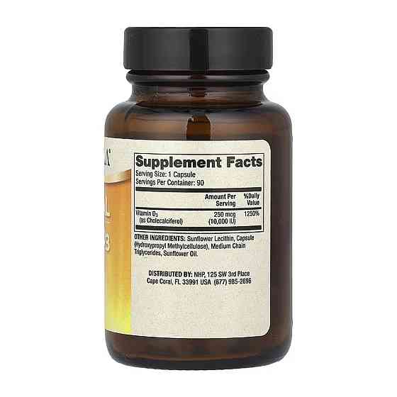 Витамин D3 Dr. Mercola Liposomal Vitamin D3 10000 IU 90 капс Киев
