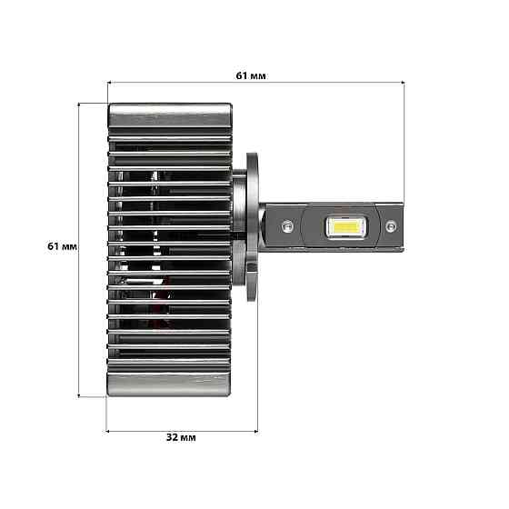 Комплект світлодіодних ламп StarLight D8S 90W/set 6000K 12000lm Харків