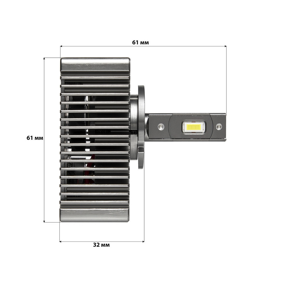 Комплект світлодіодних ламп StarLight D8S 90W/set 6000K 12000lm Харків - фото 5