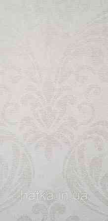 Шпалери вінілові на флізеліні Marburg Memoria 1.06х10 вензелю великі сріблясті на білому Київ