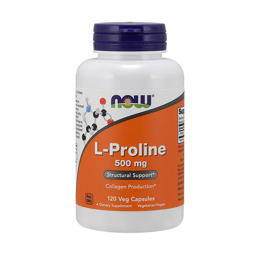 L-Proline 500 mg (120 veg caps) Луцк - изображение 1