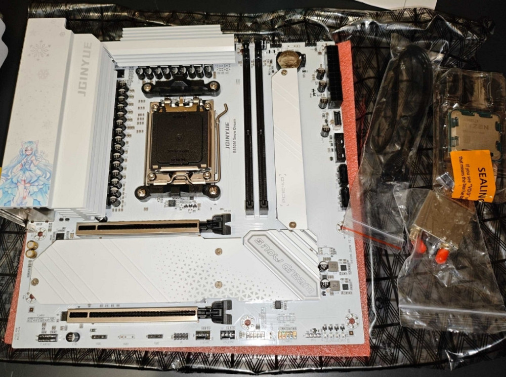 AM5 B650M Snow Dream| AMD Ryzen 5 7500f|кулер комплект. Київ - фото 6