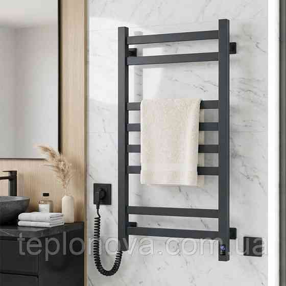 Электрическое полотенцесушитель NAVIN Авангард 480×800 Sensor левый, антрацит Черновцы