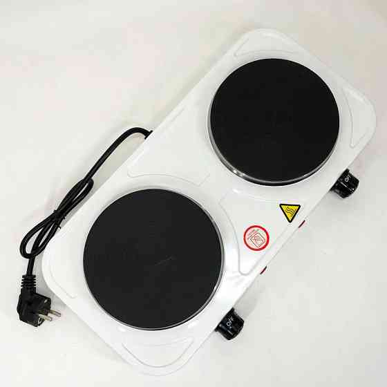 Електроплита двоконфорочна настільна компактна Crownberg CB-3746, Плита для любителів готувати ZK-29 Івано-Франківськ