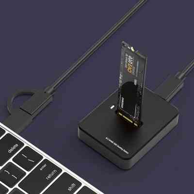 Док-станція для накопичувачів Gembird USB Type-C M.2 SATA NVME SSD (DD-U3M2) Вінниця