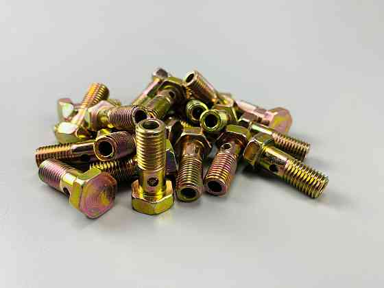 Болт-штуцер M 8 × 1 × 33 2 отвори  універсальний Мукачево