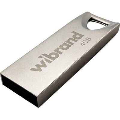 USB флеш накопитель Wibrand 4GB Taipan Silver USB 2.0 (WI2.0/TA4U2S) Винница - изображение 1