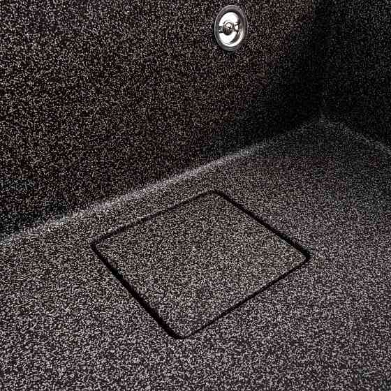 VALESO Комплект: Мийка гранітна 6050 SHERLIT VALESO + Змішувач NS02A + Сифон (Графіт) Київ