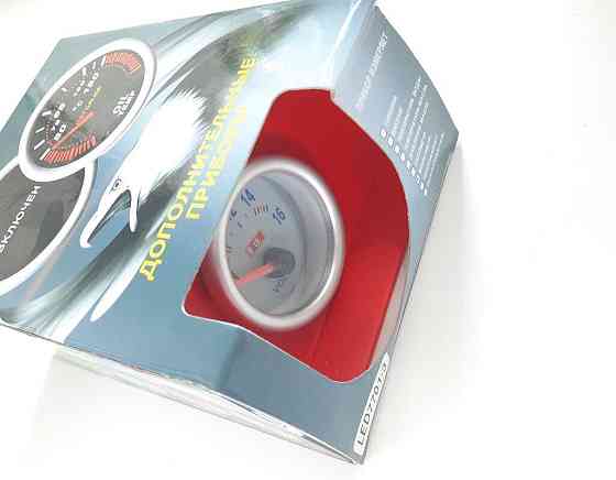 Вольтметр стрілочний 7701-3 LED 12v/d52мм Вінниця