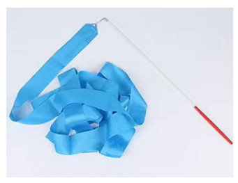 Лента для гимнастики голубая 2 м Киев - изображение 1