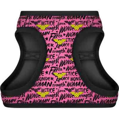 Шлей для собак WAUDOG Clothes с QR паспортом "Чудо-женщина в розовом" S1 (1011-4010) Винница