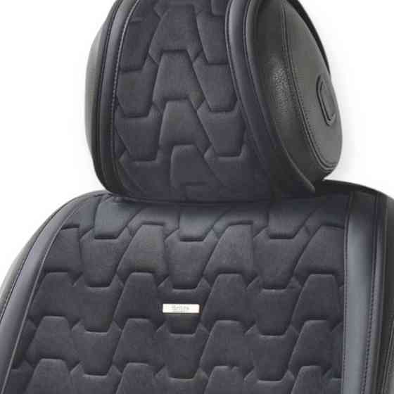 Накидки сиденье chicago (передние) черные на Мукачево