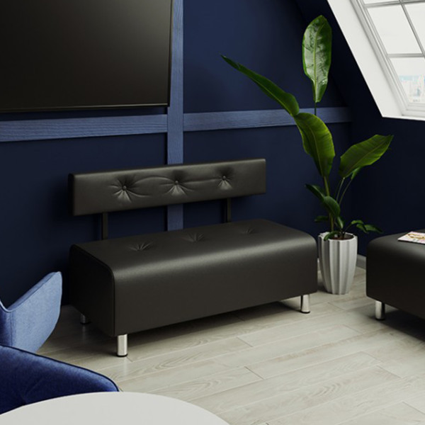 Диван для зони очікування Беккі з гудзиками Київ - фото 4