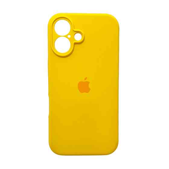 Чохол для смартфона Silicone Full Case AA Camera Protect for Apple iPhone 16 33,Canary Yellow Київ