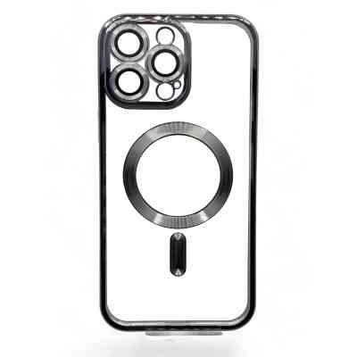 Чохол до мобільного телефона BeCover TPU Chrome Case (MagSafe) для Apple iPhone 16 Pro Max Black (712085) Вінниця