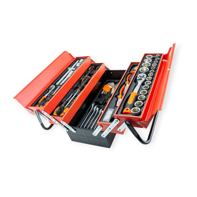 Набір інструменту 1/2", 1/4" 85 шт з бітами, 72 зуби (метал. кейс) Strona Мукачево - фото 3