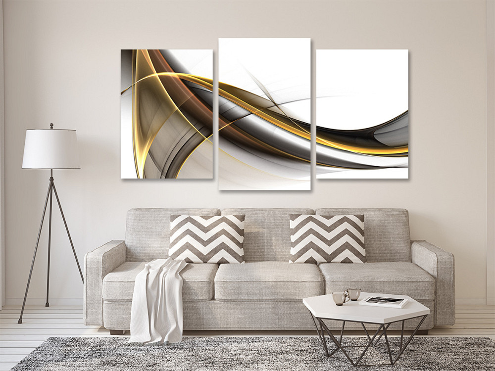 Модульная картина в гостиную / спальню Абстракція  Art-525_3 70x130 см Киев - изображение 2