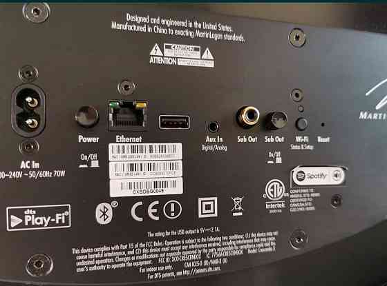 Аудиосистема: Martin Logan Crescendo X. Киев