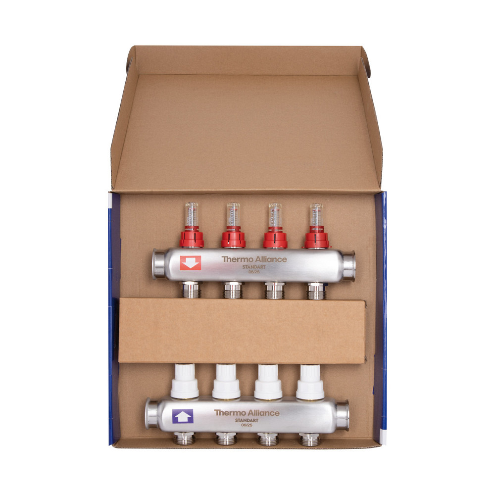 Колектор із витратами Thermo Alliance Standart 1" 4 виходи SD0044 Київ - фото 7
