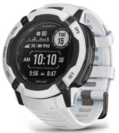 Смарт-часы Garmin Instinct 2X Solar 50мм белые. Киев