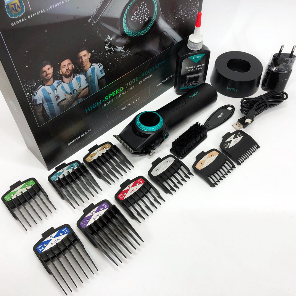 Машинка для стрижки волосся з акумулятором VGR, Універсальний тример для чоловіків SL-69 Київ - фото 6