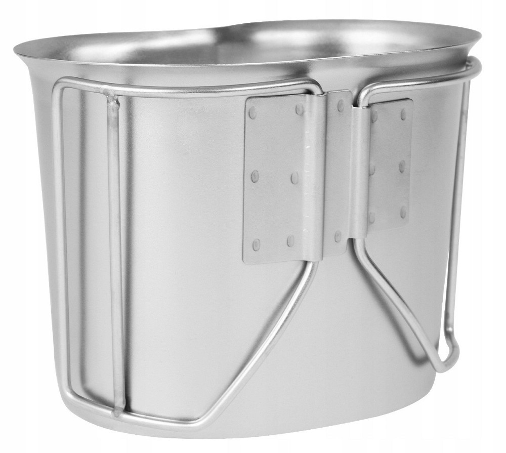 Універсальна Велика Кружка з ручками 750 мл Mil-Tec від Sturm (14607000) Алюміній Нововолинськ - фото 5