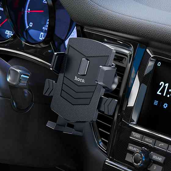 Тримач для мобільного HOCO CA86 Davy one-button air outlet car holder Black Київ