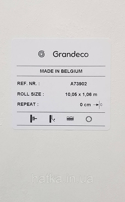 Шпалери вінілові на флізеліні Grandeco Amelia під венеціанську штукатурку структурні світло-сірі Київ - фото 4