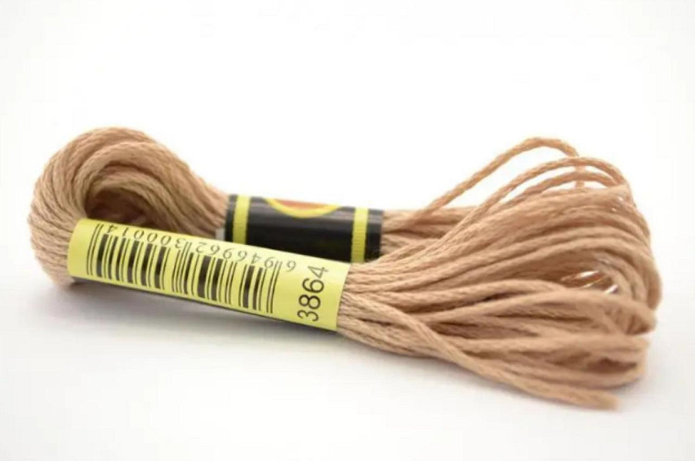 Нитки муліне для вишивки 3864 Київ - фото 1