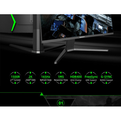 Монитор Gamemax GMX27C165Q Винница - изображение 4