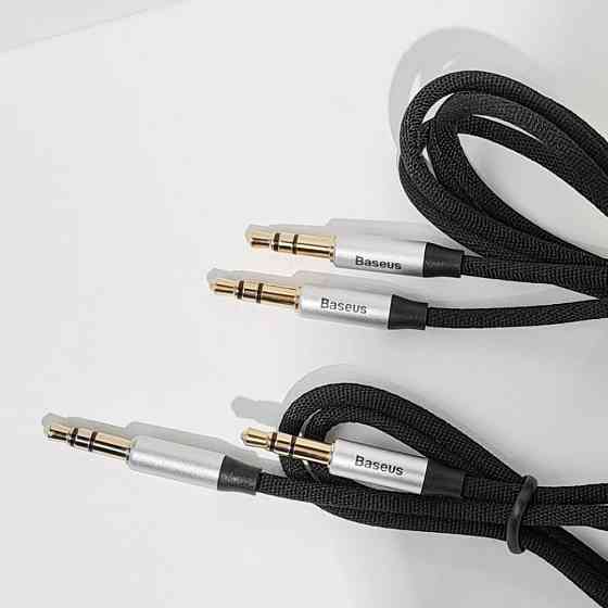 Кабель AUX Baseus Yiven M30 (1м) красно-черный Львов