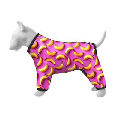 Ветровка для животных WAUDOG Clothes Бананы на розовом S 32 (389-4055) Винница