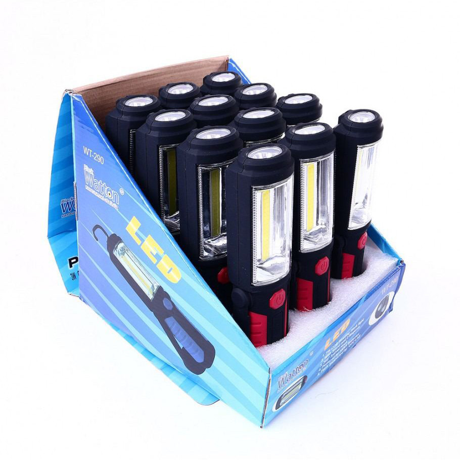 Автомобільний LED ліхтар на батарейках АА Watton WT-290 150 Лм ліхтарик з гачком та магнітом для кріплення Кам'янець-Подільський - фото 9
