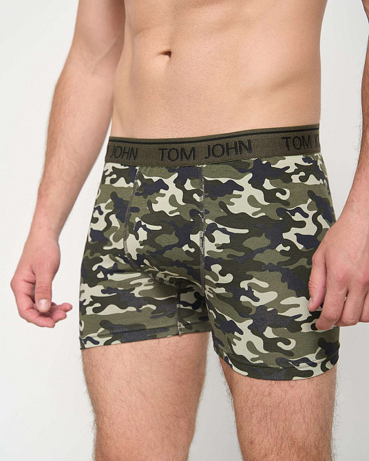 Боксеры мужские Tom John - Хаки в разводы 2200-23 XL Киев - изображение 1