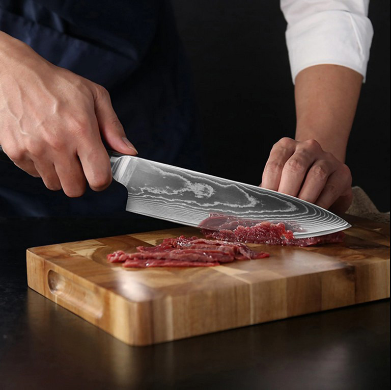 Профессиональный универсальный нож 21 см из дамасской стали GRILLI 777143 Код: 012316 Ровно - изображение 2