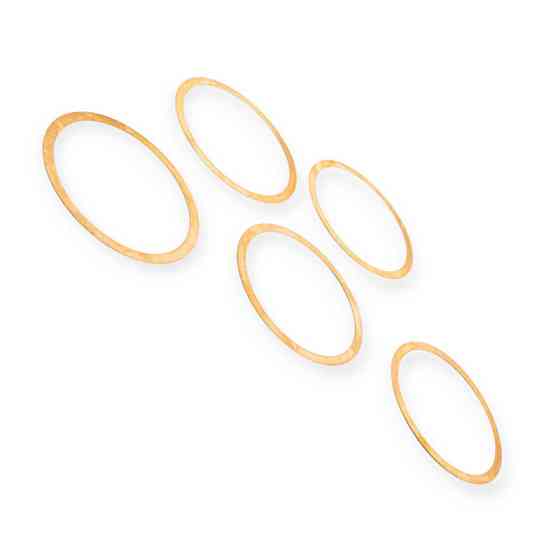 Прокладка металева на мотоблок 186F головки Мукачево